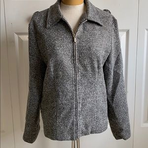 Dress Barn Zipped Blazer Jacket